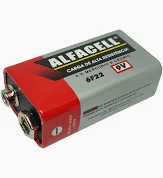 BATERIA 9 VOLTS ALFACELL-6F22/1B
