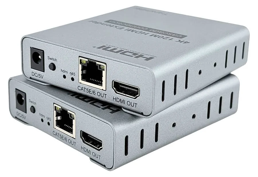 EXTENSOR HDMI 120MT CAT5,CAT6 1VIA-HDES120