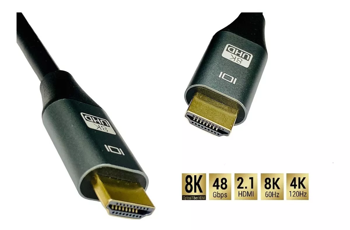 Cabo HDMI UHD 8k 2.1 Ultra HD 2 Metros - 8k@60hz 2m - EL2M8K