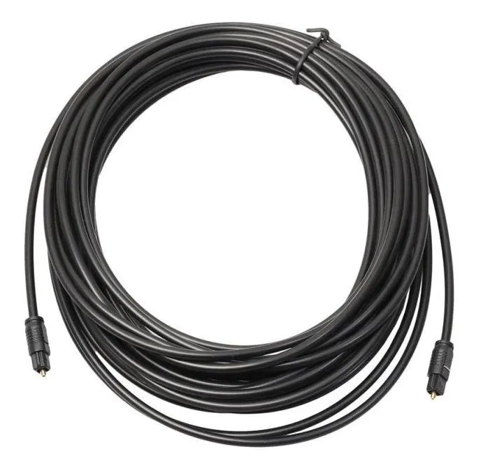 Cabo Óptico Digital 20 Metros Toslink - Cabo Fibra Ótica 20m - CO20M