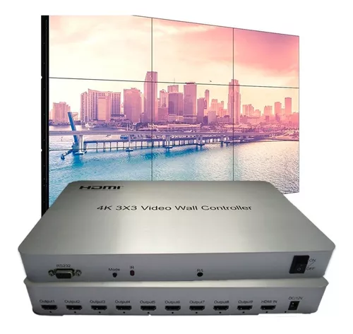 Controlador de Vídeo Wall 3×3 4K2K