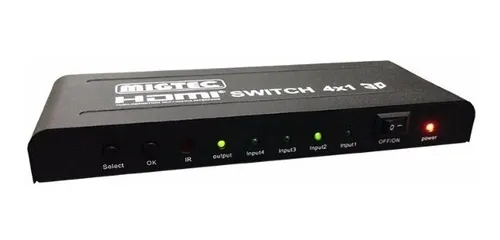 Chaveador Switch Hdmi 4x1 Com Pip - Lu401