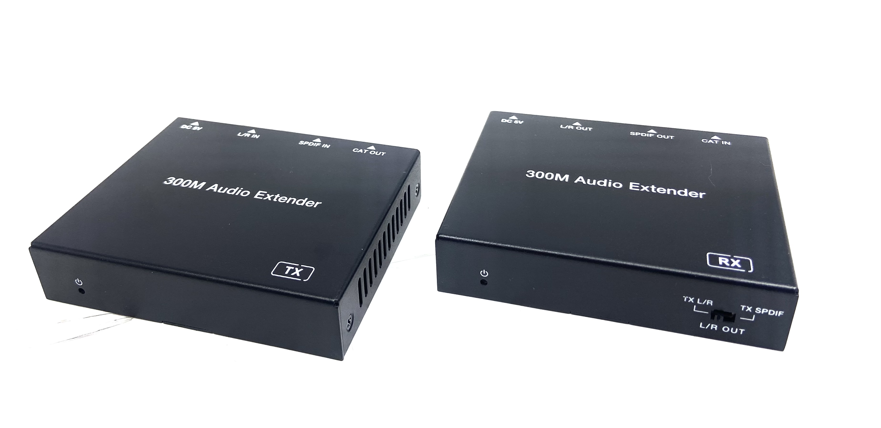 Extensor De Áudio Óptico 5.1 E Analógico 300 Metros  - ELO300M
