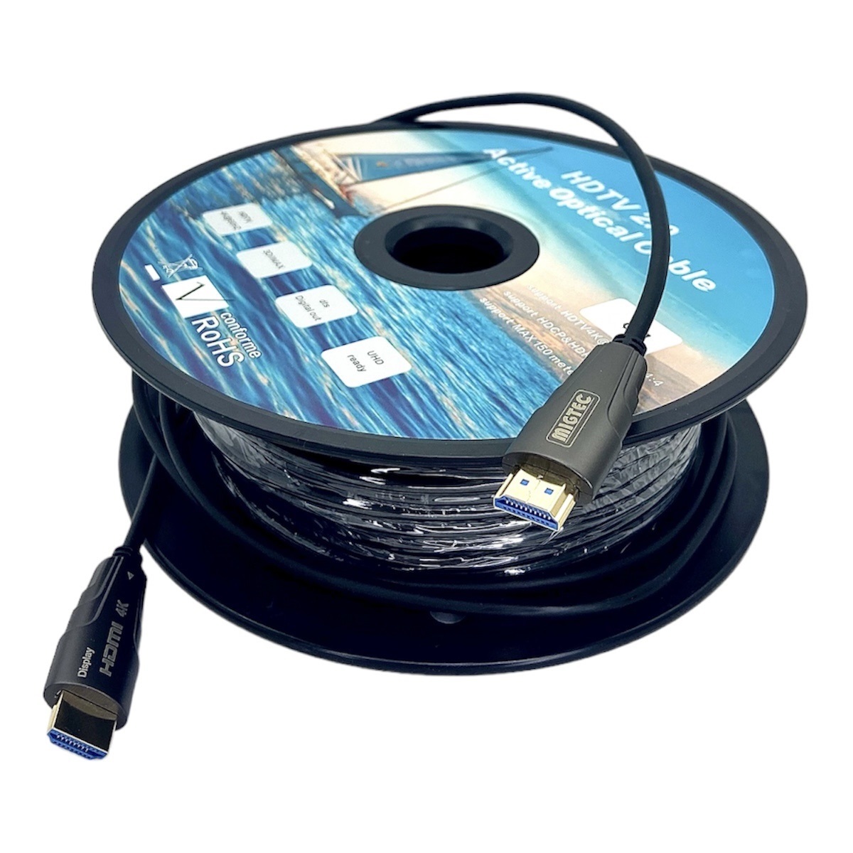 Cabo HDMI Fibra 2.1 50 Metros 8k -CHF8K-50