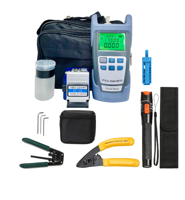 Kit Ferramenta para Fibra Óptica Ftth 9 Pçs - Ftth9