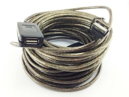 Cabo Extensor Usb 2.0 Amplificado Ativo 15m Macho-a Fêmea-a - ELU15UA