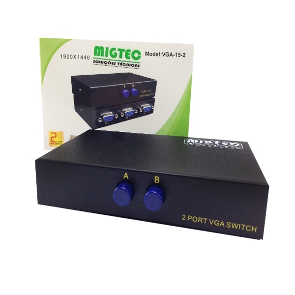 Chaveador VGA Switch 2x1 - ELV12