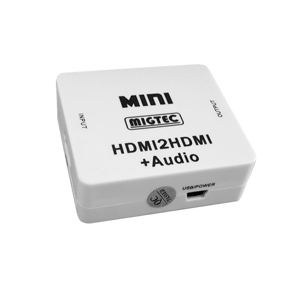 Mini Conversor HDMI-HDMI + Áudio Stereo (P2) - EL088Mini