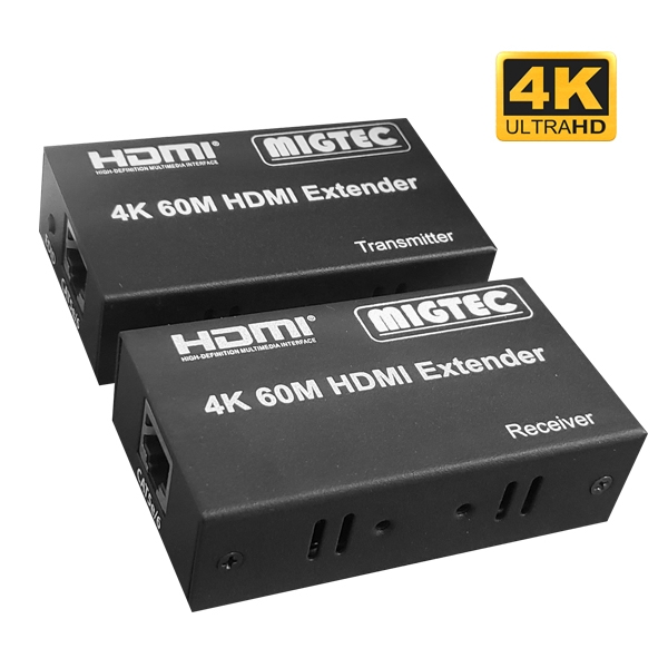 Extensor HDMI 60mt 4K2K cat5/cat6 RJ45 1 Via - HDES60