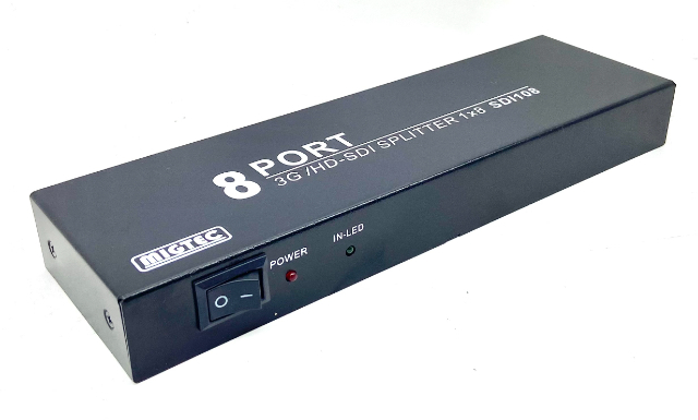 Distribuidor de imagem Splitter 3G/HD/SD-SDI 1x8 - ELSDI108