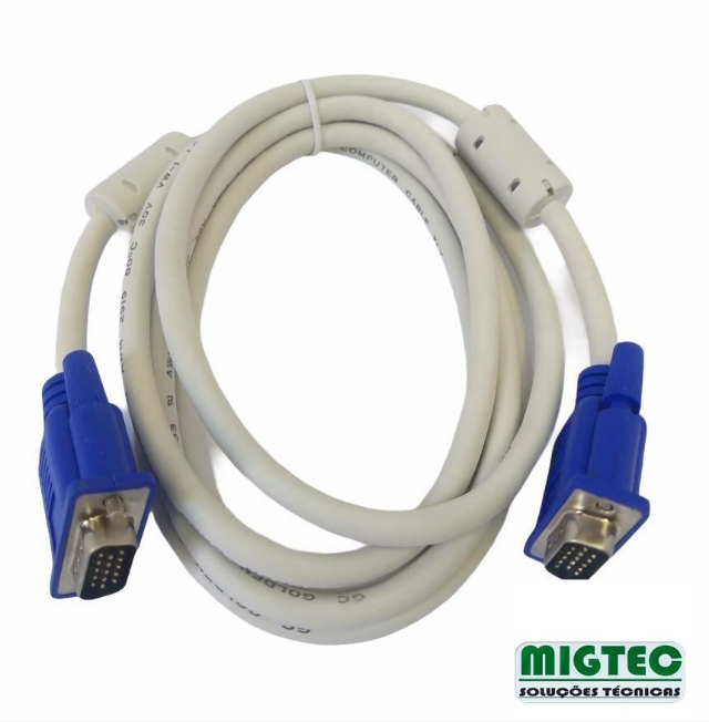 Cabo VGA 1,5 Metros com filtros - CV2M