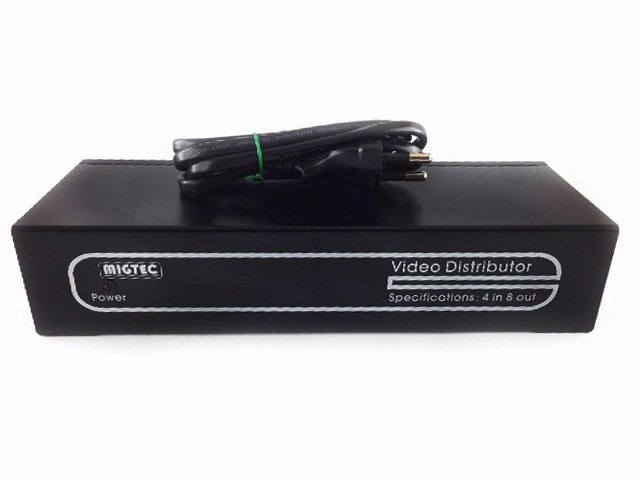 Distribuidor E Duplicador de video composto 4x8 BNC - DO408V