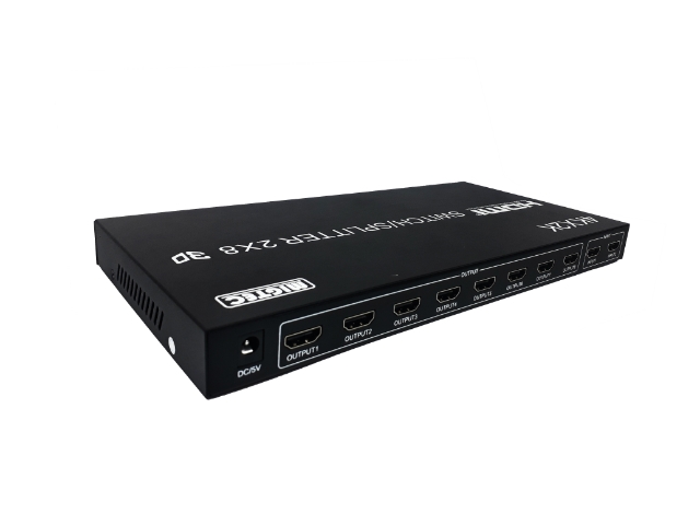 Chaveador-Distribuidor 2X8 HDMI 2K/4k - EL208